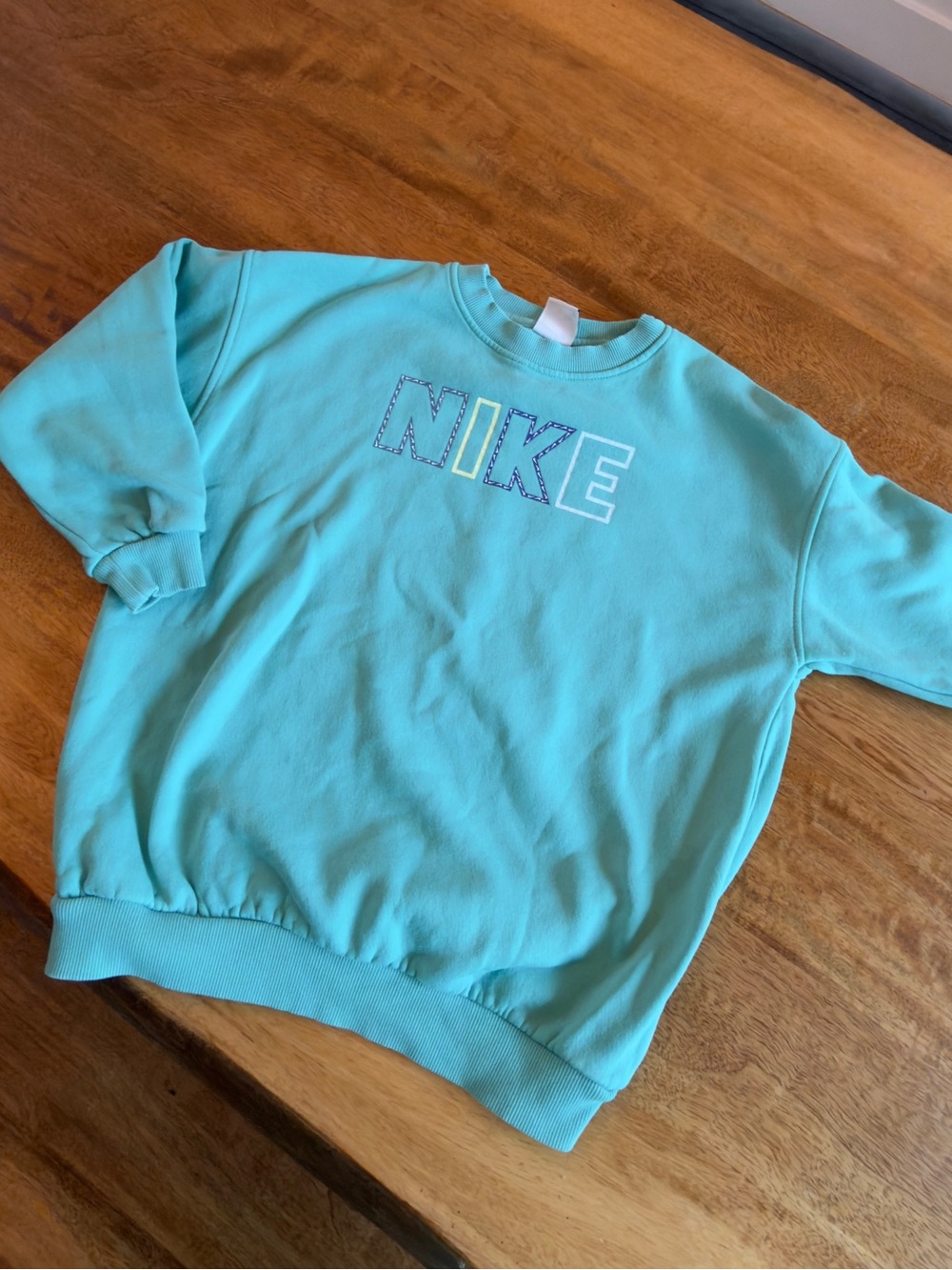 Nike Teal Graphic Crewneck Sweatshirt